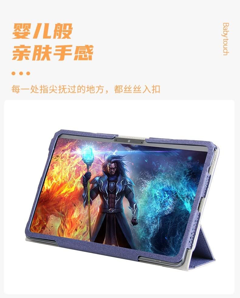 Miniatura 5 de Funda protectora de piel sintética compatible con Chuwi HiPad Max de 10.36 pulgadas (color azul, tamaño Hipad Max 10.36)