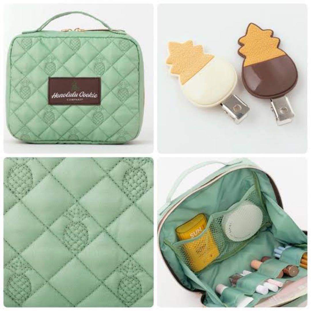 Amazon.co.jp: ホノルルクッキー ムック本付録（ポーチ&ヘアクリップ