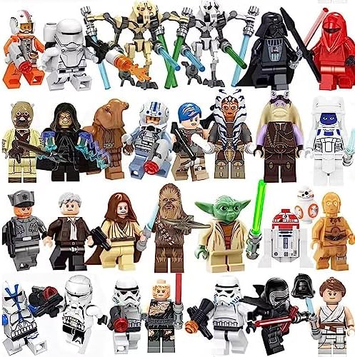Vyjisa Mini Figures Star Army Droids Battle Building Blocks Set for Adults and Kids, 29Pcs