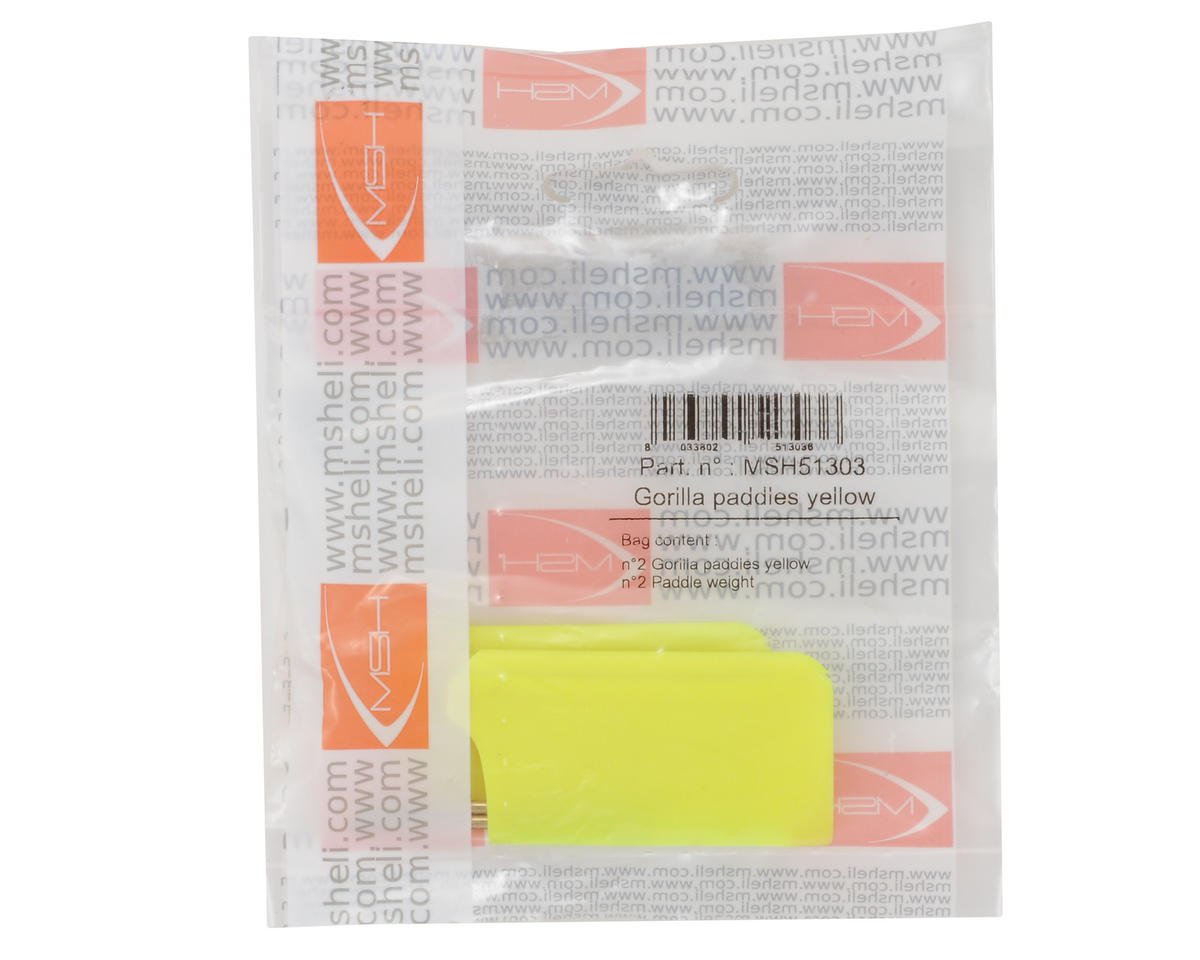 MS Heli Gorilla Paddles (Yellow)