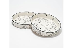 Temp-tations Bakeware:Versatile 9 inch Baking Rounds for Baking Layer Cakes, Casseroles, Pies, & Quiches