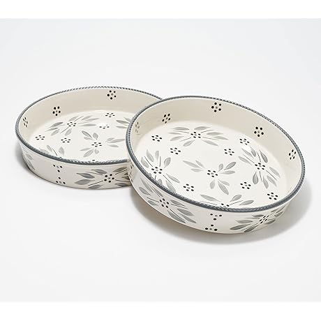 Temp-tations Bakeware:Versatile 9 inch Baking Rounds for Baking Layer Cakes, Casseroles, Pies, & Quiches