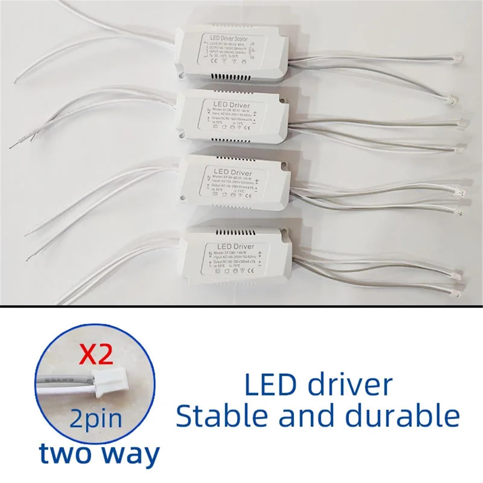 Adattatore driver LED for illuminazione LED bidirezionale 60W 80W 100W 120W AC220V Trasformatore non isolante for la sostituzione di plafoniere a LED(60-100W(2pin two way)