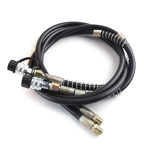 Miniatura 7 de Bomba hidráulica de accionamiento eléctrico de 110 V, bomba hidráulica de doble efecto de 750 W + interruptor de pedal de válvula solenoide para