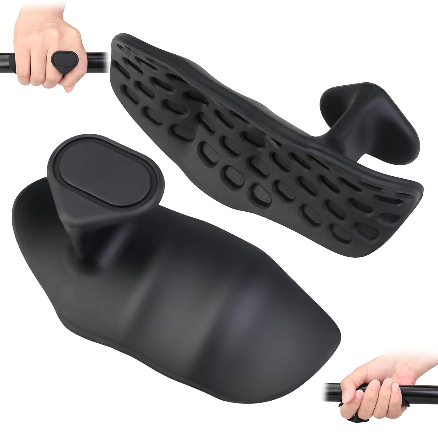 Weight Lifting Grip for Men Lifting Hook Straps for Gym Deadlifiting | Gym Gloves for Men Women Anti Slip Grip | Dumbbell Barbell Grip Dumbells,Strenth Training Workout Steps-image-25