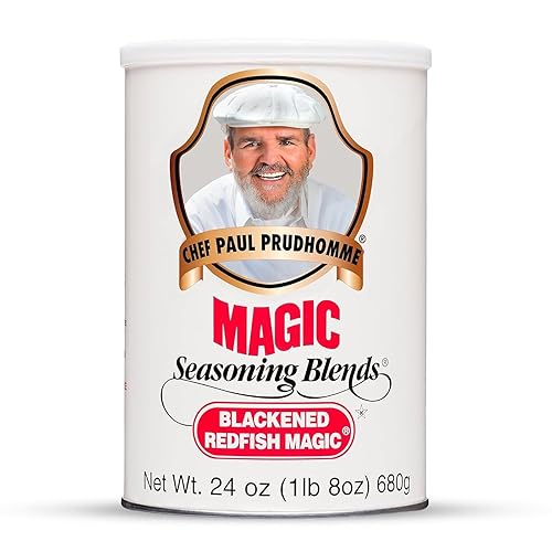 Chef Paul Ennegrecido Redfish Magic Seasoning, 24 onzas, el embalaje puede variar disponible en Yaxa Costa Rica