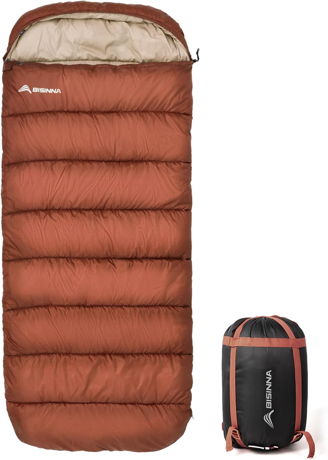 BISINNA XXL Sleeping Bag(90.55″x39.37″) for Big and Tall Adults,3-4 Seasons Plus Size Warm and Comfortable Waterproof Lightweight Sleeping Bag Great for Camping Backpacking Hiking Indoor & Outdoor BISINNA XXL Sleeping Bag(90.55″x39.37″) for Big and Tall Adults,3-4 Seasons Plus Size Warm and Comfortable Waterproof Lightweight Sleeping Bag Great for Camping Backpacking Hiking Indoor & Outdoor