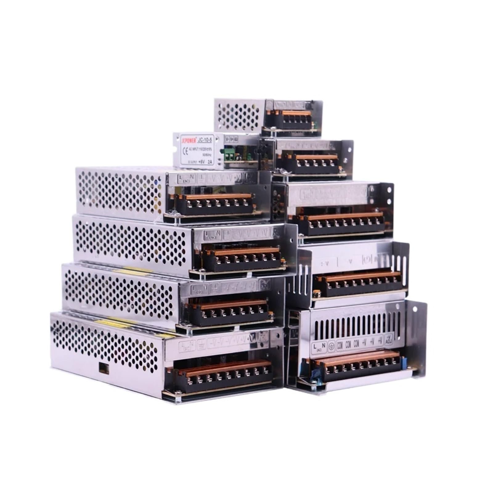 AC110V 220V to DC 5V 12V 24V Lighting Transformers Driver Adapter 1A 2A 3A 5A 10A 15A 20A 30A 40A 60A LED Strip Power Supply(20A,DC24V)