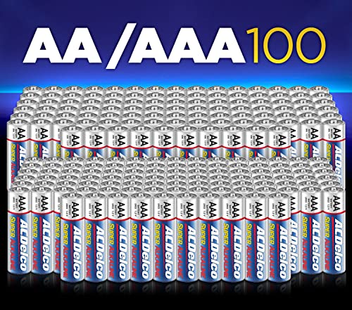 Powermax AC063 Acdelco Aa And Aaa 200-Count Combo Pack Super Alkaline Batteries thumb #1