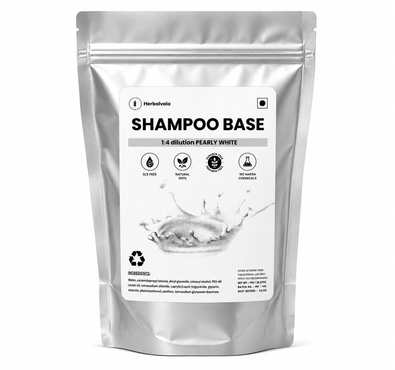 Shampoo Base 1:4 Dilution Ratio, DIY Liquid Shampoo Base, Customizable Gentle Hair Cleanser Base, Natural Hair Care Base for All Hair Types & Daily Use (1000 g)-image-28