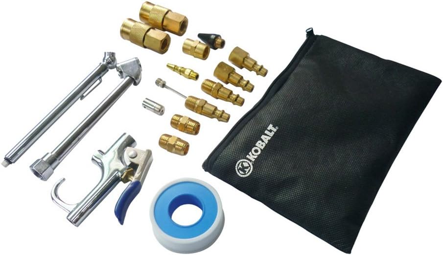 Kobalt 18piece Air Compressor Accessory Kit Ensemble