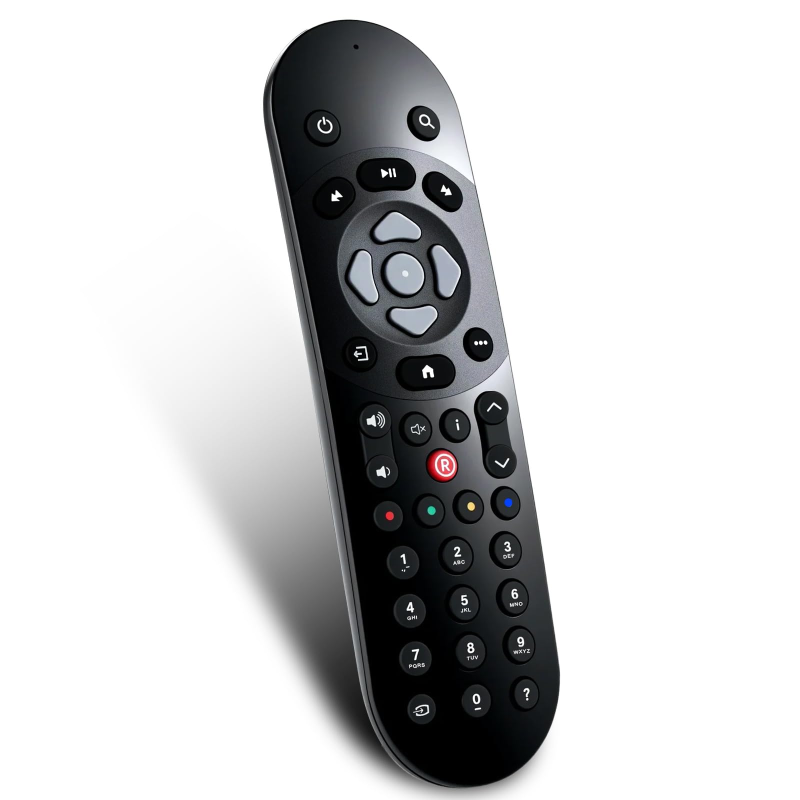 Glitfix Ersatz Fernbedienung für Sky Q Receiver, Infrarot Fernbedienung kompatibel mit Sky Q TV/Mini/Silver Box – 10M Reichweite, Keine Programmierung, Plug and Play, ABS-Material Schwarz