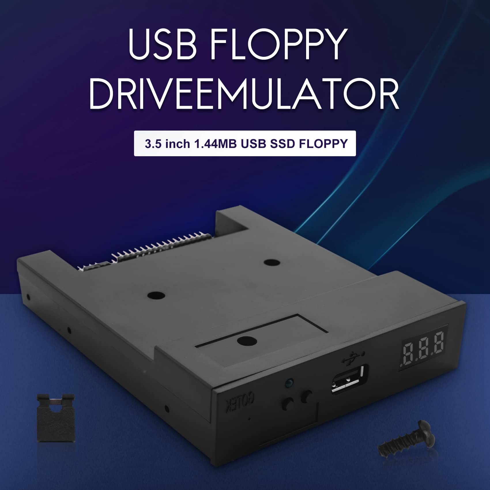 SFR1M44-U100K Nero 3.5 Pollici 1.44 MB USB SSD EMulatore di Disco Floppy per KORG Tastiera Elettronica GOTEK