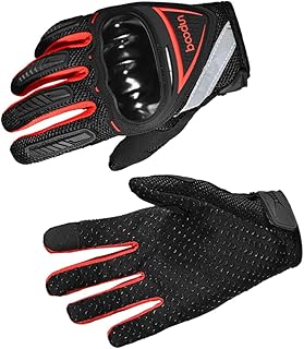 Vaguelly 1 Par De Luvas De Equitação Para Motocicleta Luvas De Corrida Luvas De Dedo Inteiro Para Motociclista Luvas Esportivas Ao Ar Livre Luvas Grossas De Ciclismo Carro De Corrida