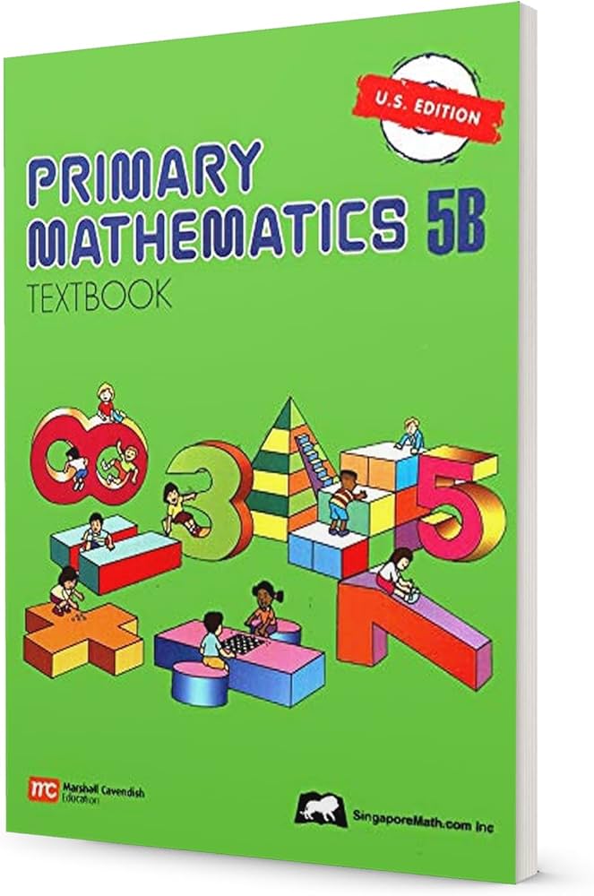 教育シリーズ 5年生 Amazon.com: Primary Mathematics 5B Textbook: 9789810185114
