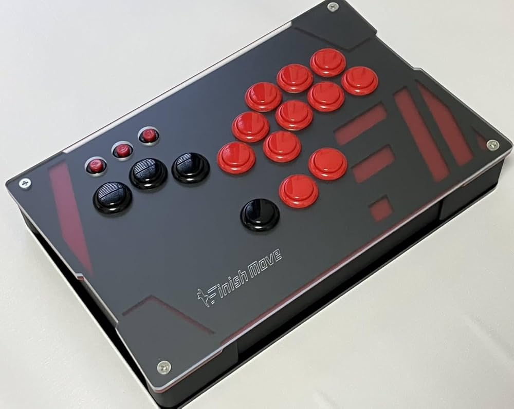 美品 レバーレスコントローラー Finish Move ブラック Amazon.co.jp: 「Finish Move」（ブラック＆レッド）PS5対応機