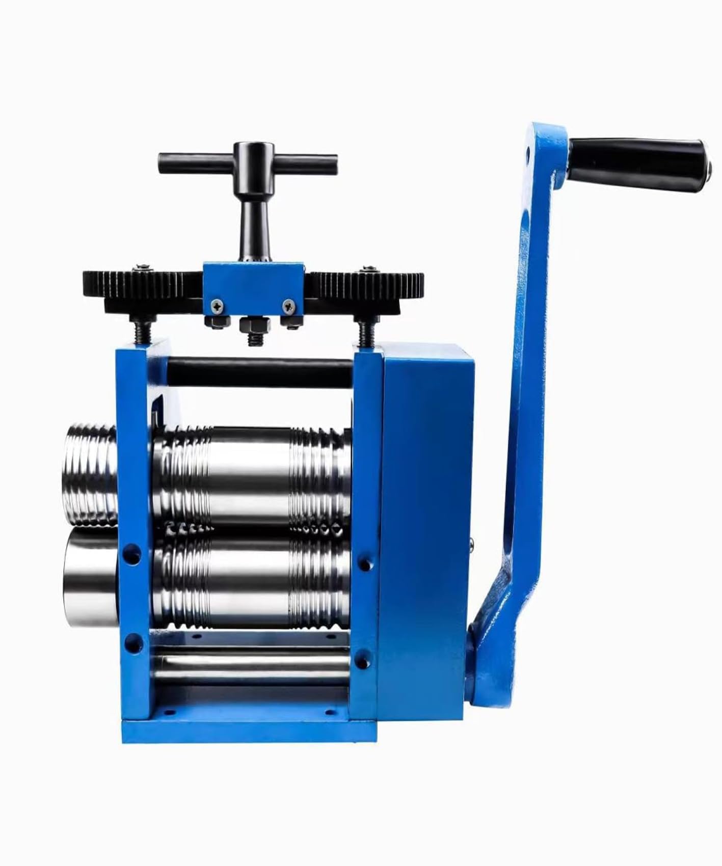 ZHJOPP Manual Combination Rolling Mill, Jewellery Tabletting Machine For Wire And Sheet Metal Rolling, Craft Making Tool