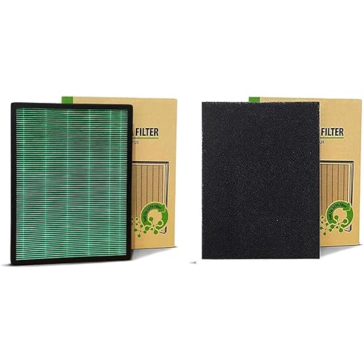 Coway Original Carbon & HEPA Filter Set for AirMega 150 (AP 1019C), 8500 Hrs (Approx. 1.5-2 yrs) Long Life | Traps Bad odor, VOCs & Kills Allergies, Virus, Germs, PM 0.01 with 99.999% efficiency