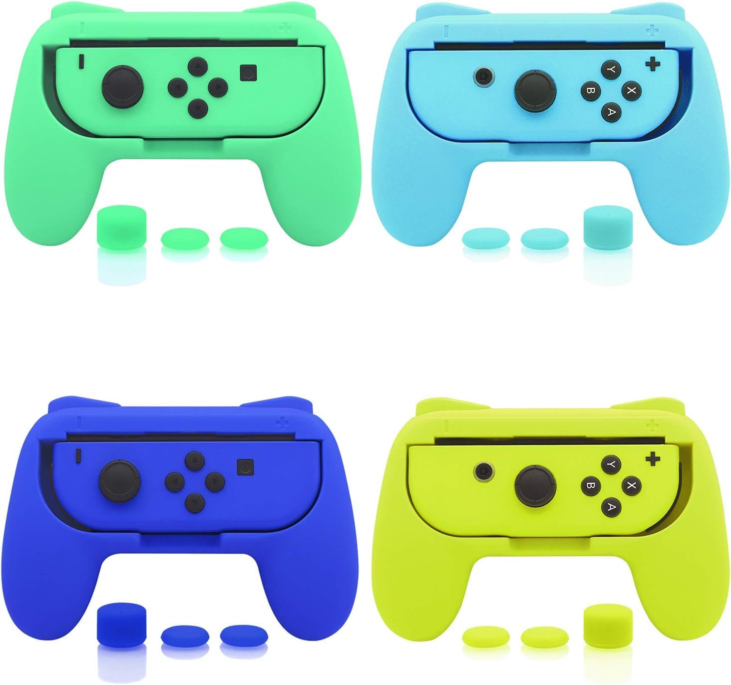 FASTSNAIL Grips for Nintendo Switch 2 (2025) for Joy-Con 2, Wear-Resistant & Anti-Slip Controllers Grips Handle Kit, Switch Holder Accessories for NS2 Controller, 2 Pack(Black) — view 20