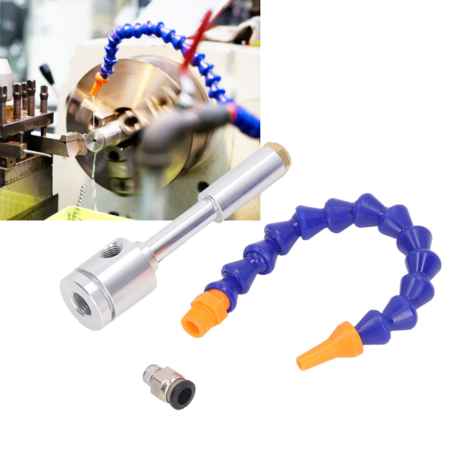 Kit de Pistolet de Refroidissement à Air Froid, Pistolet de Refroidissement Sec à Air Chaud Pistolet à Air Froid en Alliage D'aluminium avec Tube Tube Universel