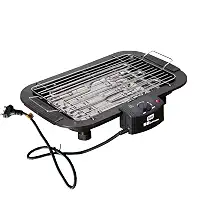 Churrasqueira Elétrica, Grelha Inox, Anti Fumaça, Apartamento, Assadeira, Casa, Cozinha, Pesca (1, Único 127V)