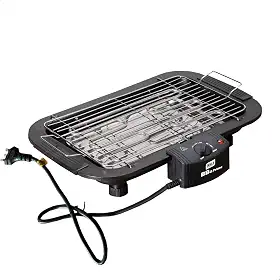 Churrasqueira Elétrica, Grelha Inox, Anti Fumaça, Apartamento, Assadeira, Casa, Cozinha, Pesca (1, Único 127V)