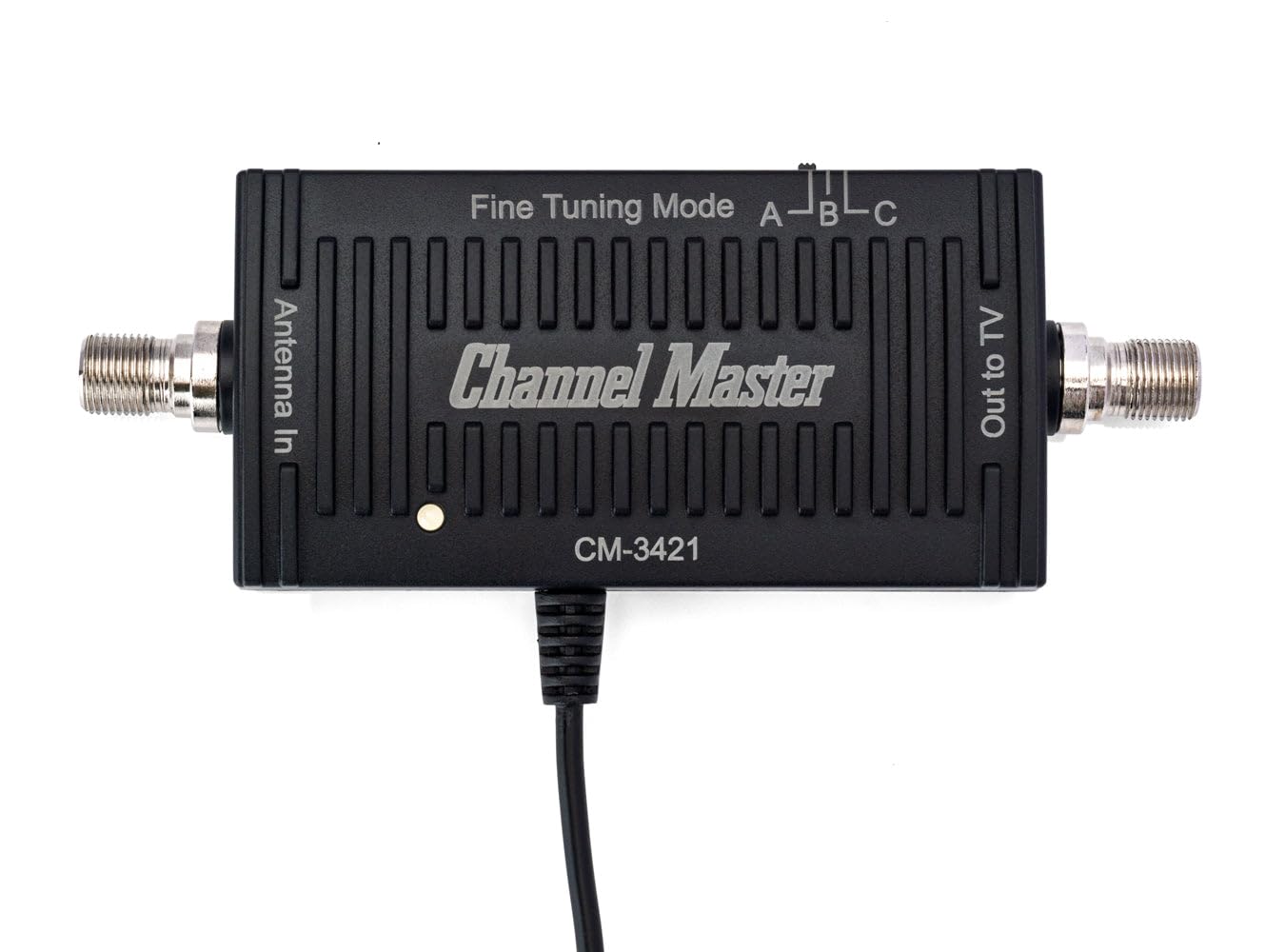 Channel Master FLATenna con Booster - Antenna TV per interni per Smart TV e canali locali, amplificatore di segnale regolabile con filtri LTE/FM, supporta TV 1080p, 4K e NextGen (ATSC 3.0)