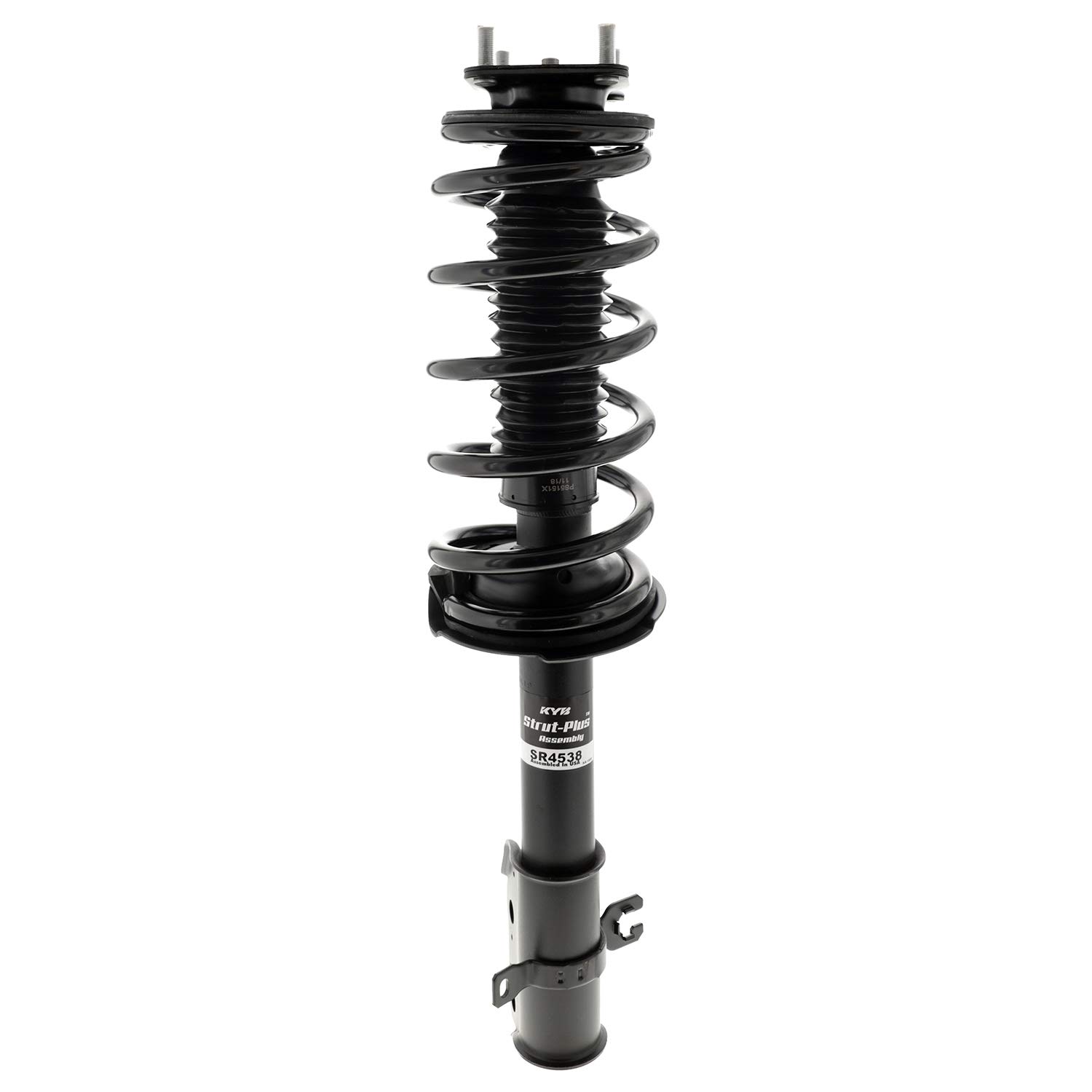 KYB SR4538 Strut-Plus Complete Corner Unit Assembly -Strut, Mount and Spring, Black