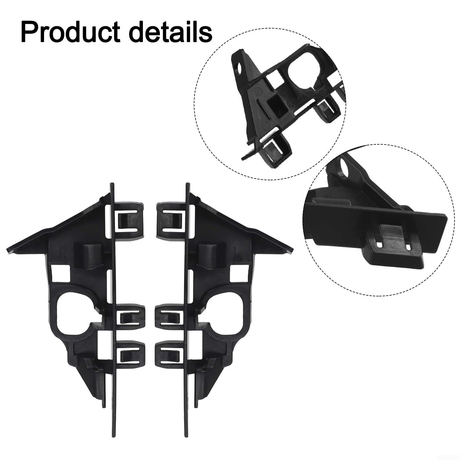 Set mit zwei vorderen Stoßstangen-Halterungen für BMW Z4 E85 E86 Modelle 2003 bis 2008, direkter Ersatz für 51117165179 und 51117165180 Teile