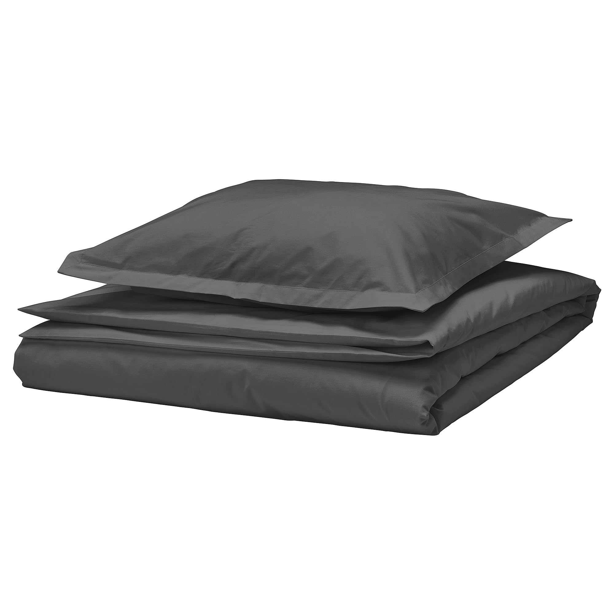 Housse de couette HAMPFLOCKEL ProTuning gris foncé 150x200 cm avec taie