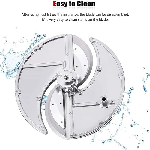 Miniatura 4 de Cortadora eléctrica de verduras, máquina comercial de rebanada de tomate, grosor ajustable de 0  0.394 in, rebanadora de papas fritas de frutas