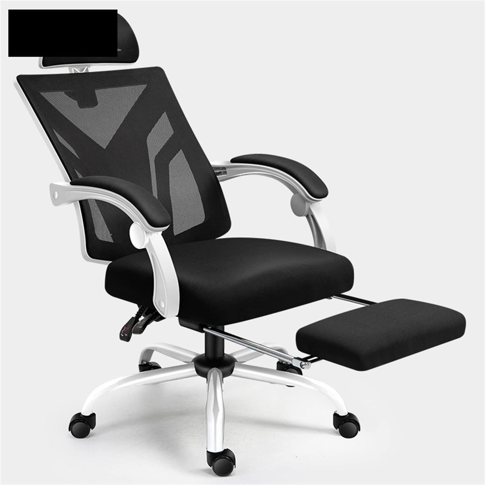 Ergonomiczne krzesło biurowe do gier i pracy, regulowana wysokość, wygodna konstrukcja, nowoczesne białe krzesło kierownicze do kawiarenki internetowej i użytku domowego