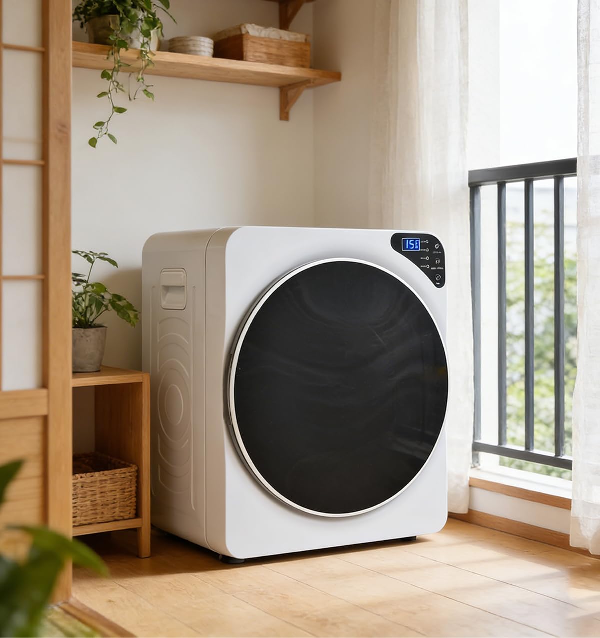 Amazon | Kennkari 衣類乾燥機 小型 4KG 乾燥機 4キロ 家庭用 小型衣類