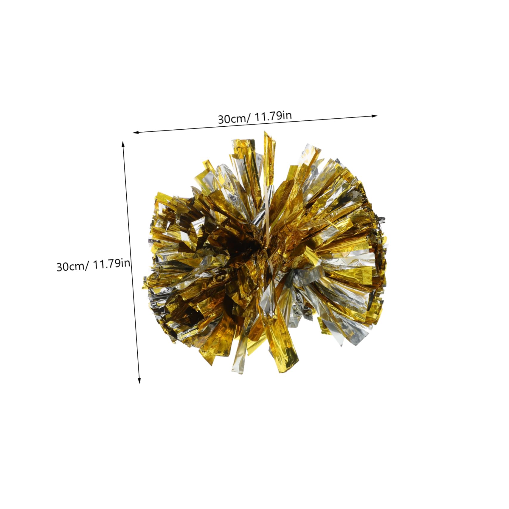 Gogogmee Pom Pom 4 Pack Boys and Girls with Handle for Sports Dance Team Spirit Parties Stage Shows