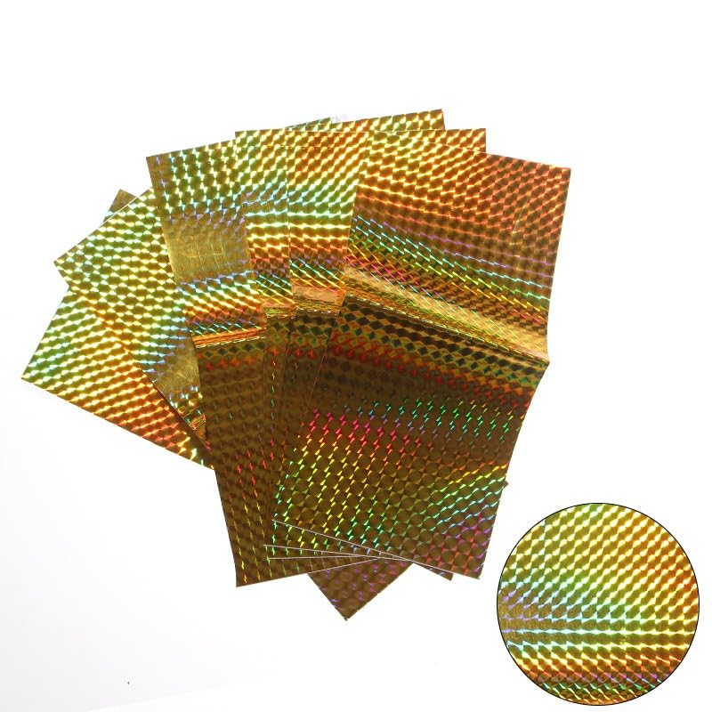 Película Adhesiva Holográfica 30 Piezas 10x20cm miniatura 2