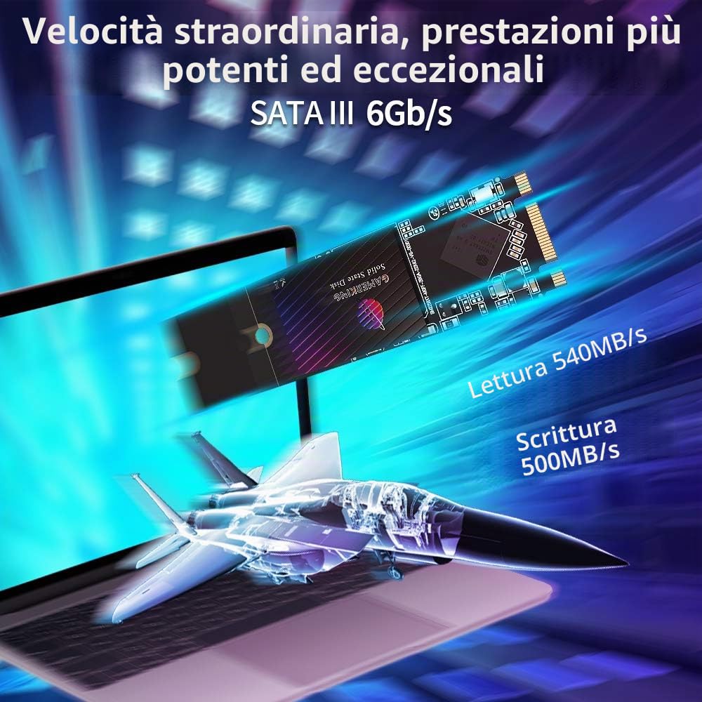 GamerKing SSD M.2 2280 64GB Ngff unità a stato solido interna