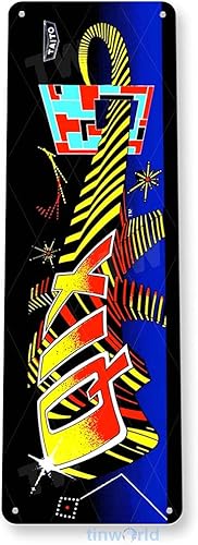 Miniatura 3 de Tinworld Letrero de estaño: Qix Arcade Game Room Shop Bar Marquesina Decoración de metal Retro Consola B036