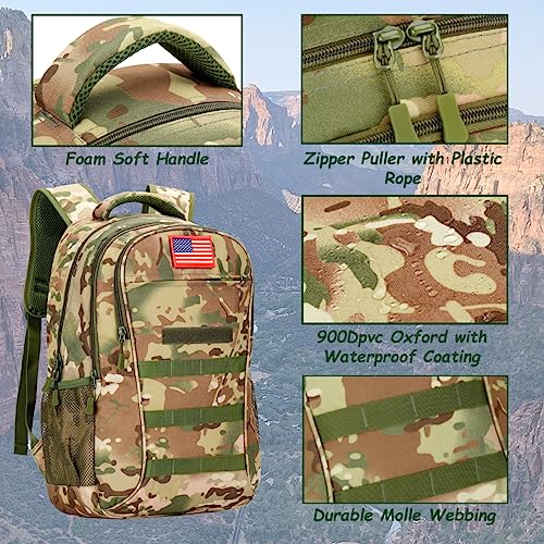 4land Camo School Backpack