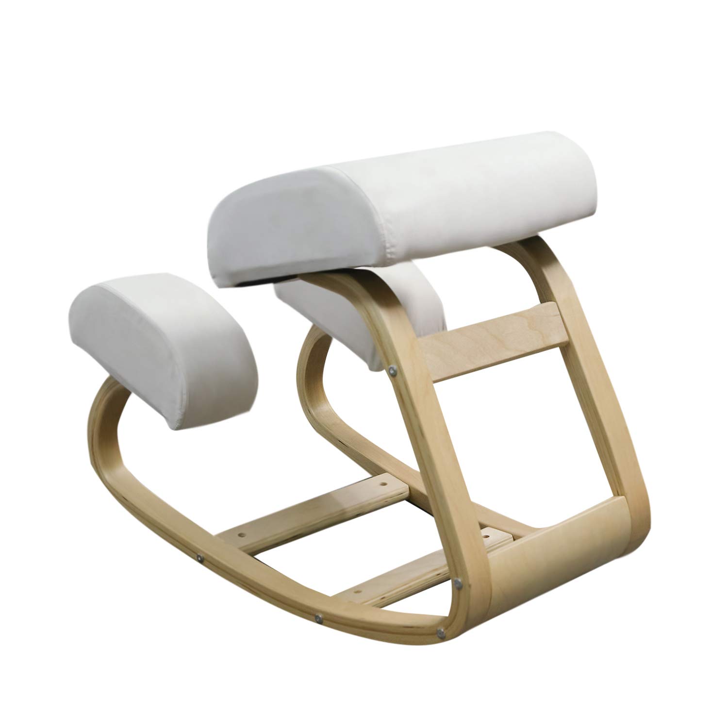 Buy Ergonomic Office Chair Rocking Knee Ergonomic Wooden Stool for