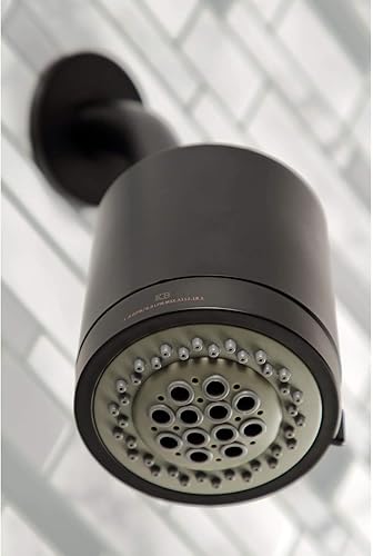 Miniatura 9 de Kingston Brass KBX8130DX Concord - Grifo para bañera y ducha, color negro mate, 7.13 x 10.56 x 5.13 pulgadas