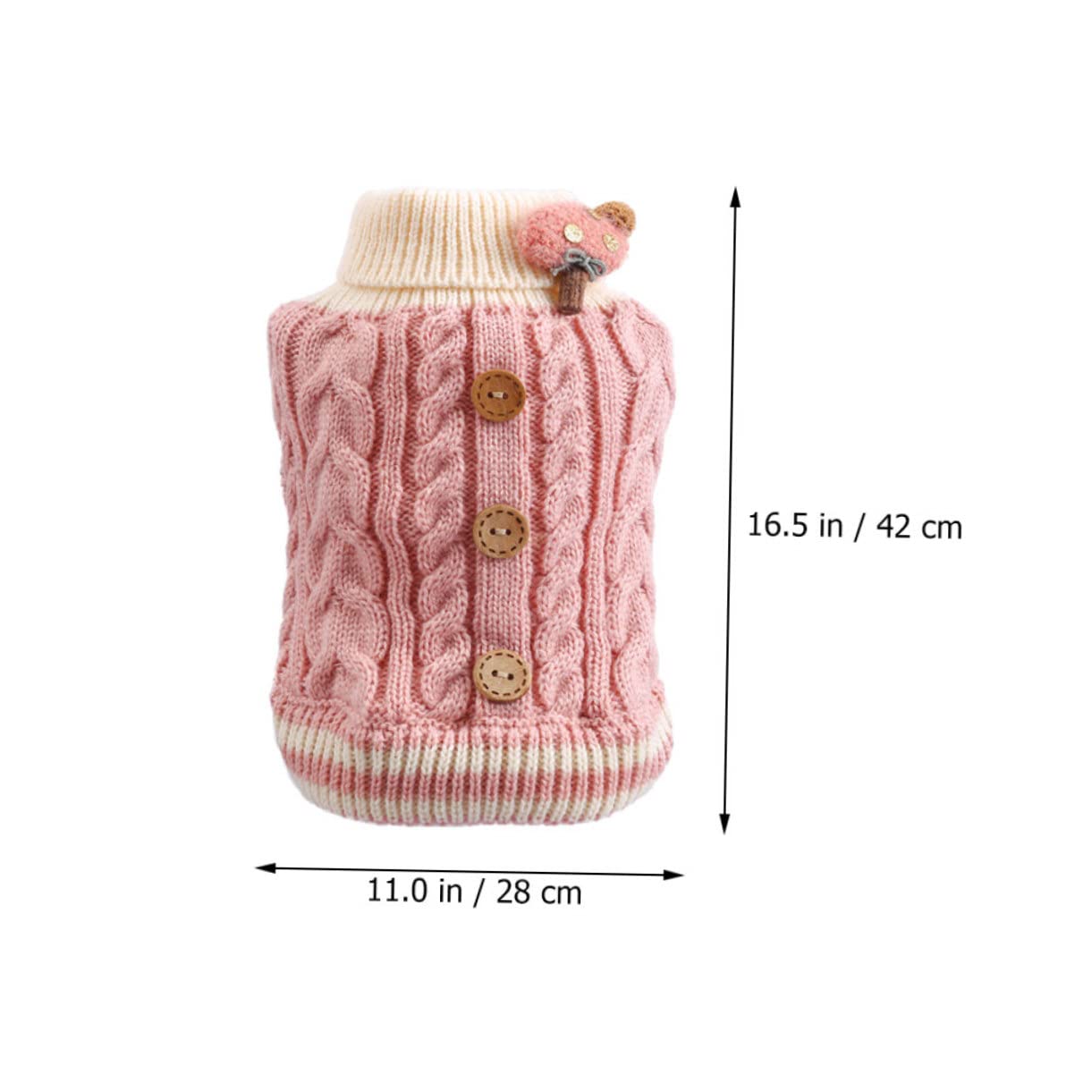 BESPORTBLE 4pièces Pull pour Chiens Et Vêtement Hiver Adorable avec Motif Cartoon Confortable Et