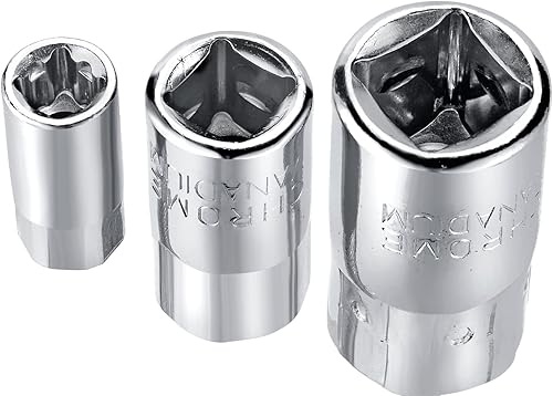 Juego de 6 adaptadores de enchufe de impacto cuadrados convertidor reductor de 1/4 ", 3/8", 1/2" juego de llaves de trinquete