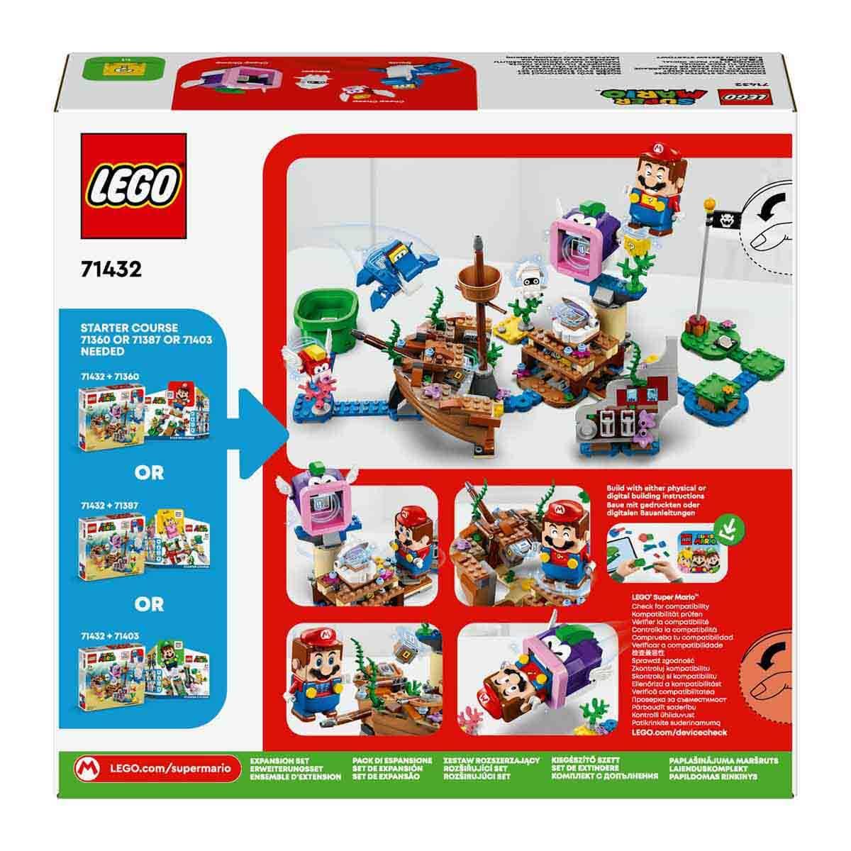 Amazon.com: LEGO 71432 Super Mario Dorrie und das versunkene
