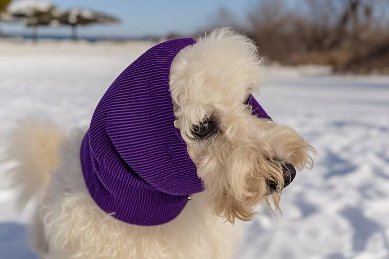FDANDADE Dog Blow Dryer Ear Cover, Dog Anxiety Ear Cover Anxiety