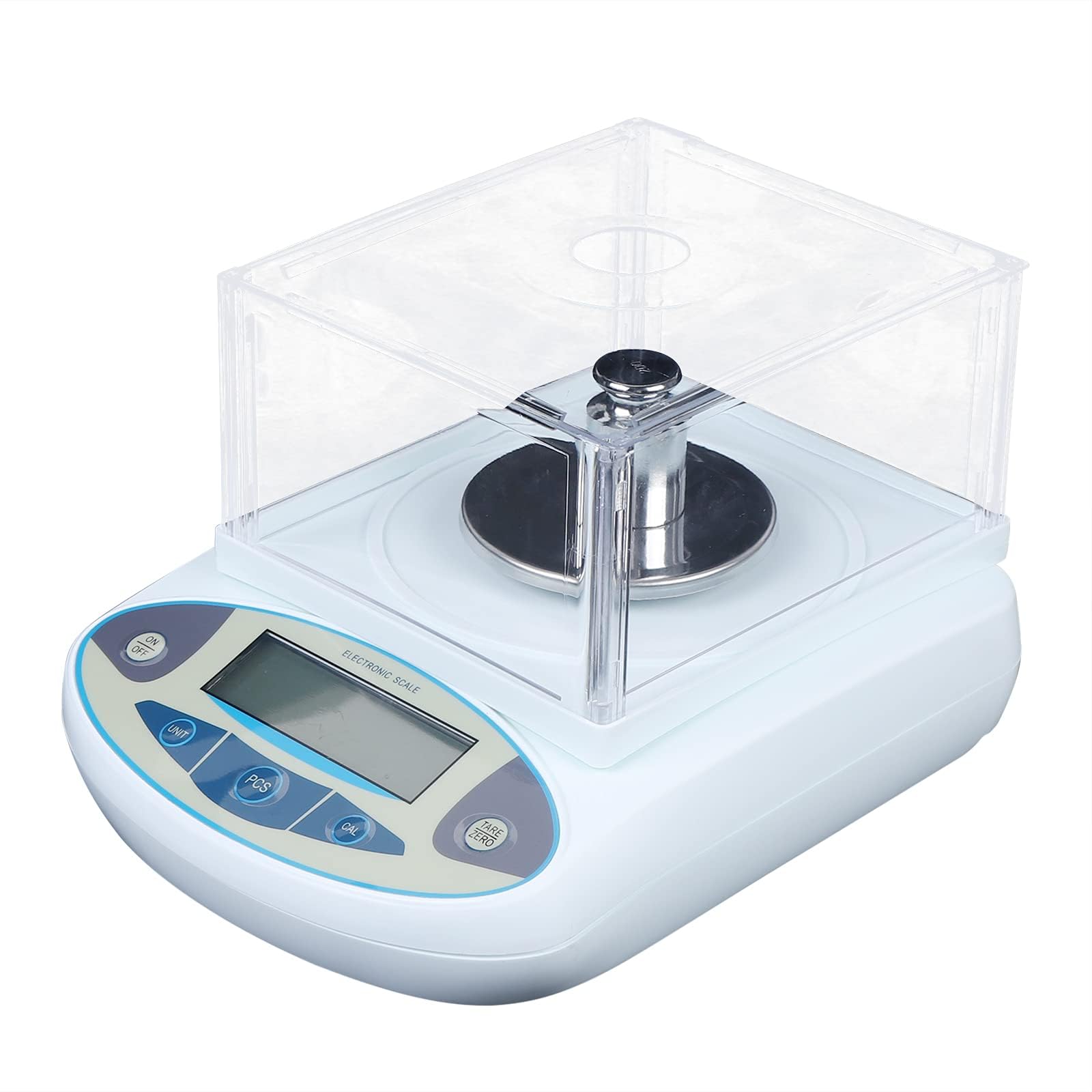 Bilancia analitica da laboratorio, bilancia analitica di precisione da 500 g x 0,001 g, con schermo e display LED, per bilancia per gioielli