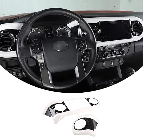 Miniatura 10 de Adhesivos para tablero central, consola para automóvil, de plástico ABS, para apariencia interior, para Toyota Tacoma 2016 2017 2018 2019 2020 2021