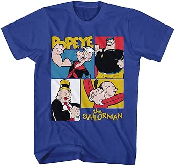 Amazon.com: Popeye - Camiseta de manga corta para hombre, estilo ...