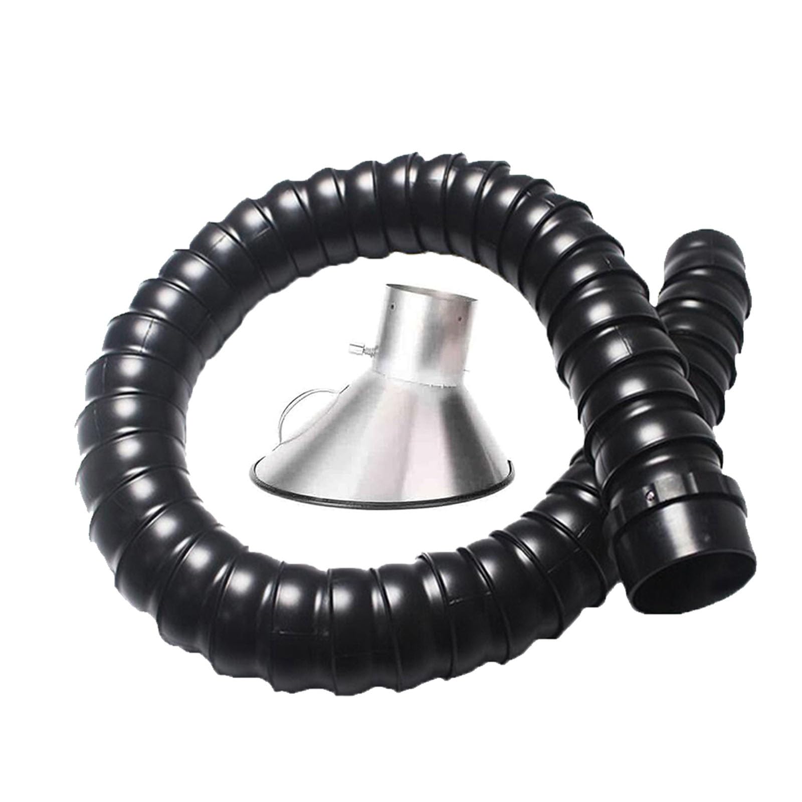 LVSEWOA 3.3/4.9/6.6ft Flexible 360° Articulated Air Extractor Hose for Welding, Soldering Fume Removal, Smoke Extraction, 200MM Diameter, Durable Industrial Pipe