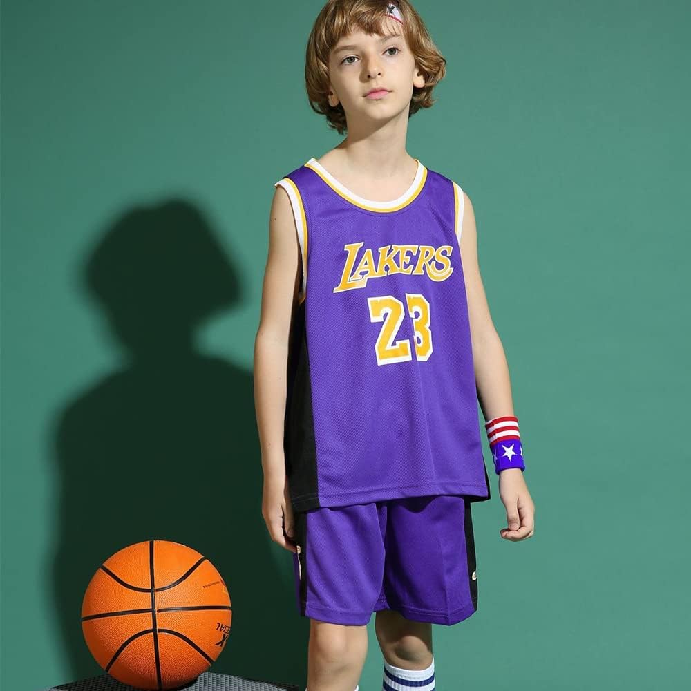 DaceStar Completo Basket Bambino,Completo Basket Ragazzo 2 Pezzi,Maglia Completino Basket Bambino Popolare,Maglia Basket Bambino, Completi Basket Ragazzo 4 5 6 8 10 12 anni