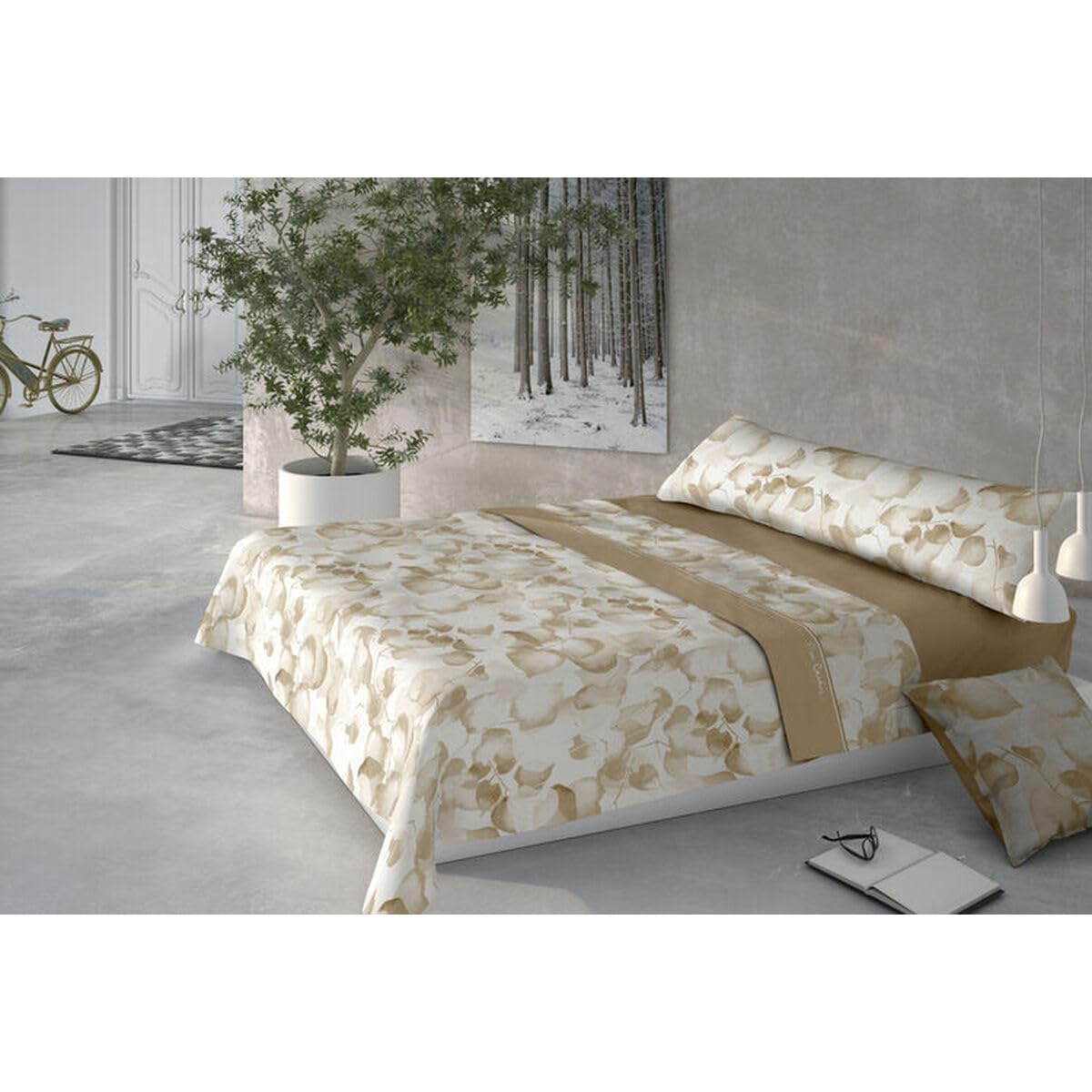 Parure de lit 150 cm Pierre Cardin Mariola Beige en Coralina premium